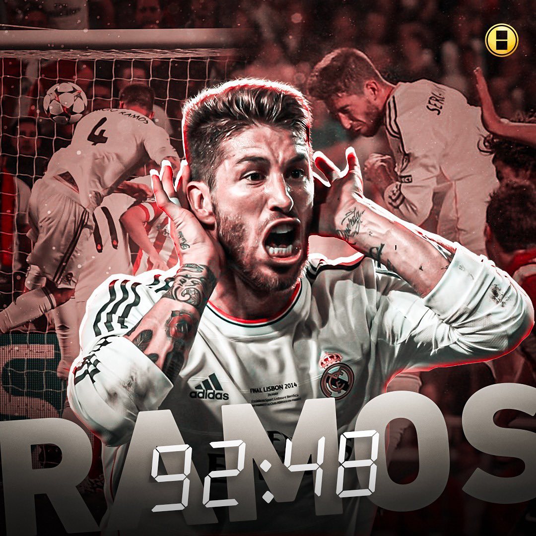 قبل 9 سنوات سجل راموس أعظم أهداف ريال مدريد في دوري أبطال أوروبا، هدف العاشرة التاريخية!🤩🤍 @sergioramos